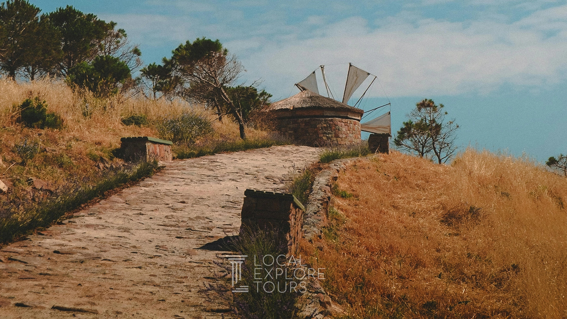 The iconic wooden Trojan Horse sculpture